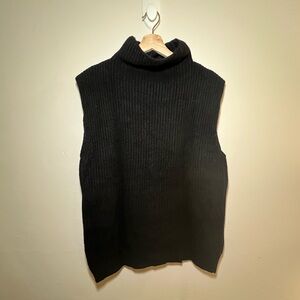 Wilfred Black Turtleneck Sweater